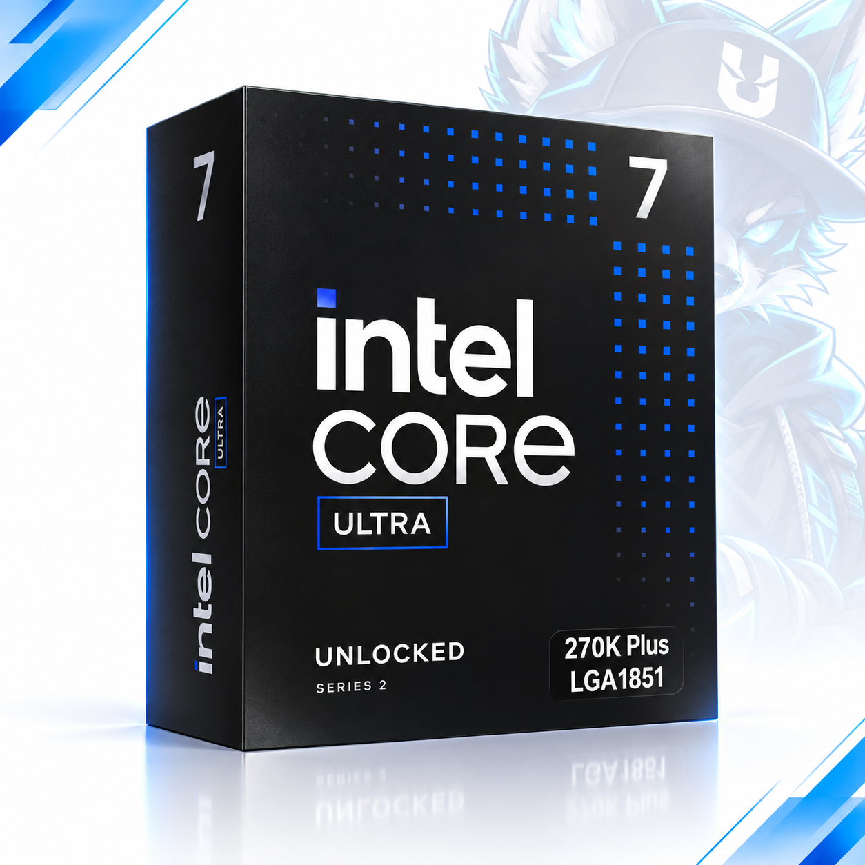 PROCESADOR INTEL CORE ULTRA 7 270K PLUS ( BX80768270K ) | GEN ULTRA PLUS | 3.70GHz - 5.50GHz MAX | 76MB - 24N - 24H | CON GRAFICOS Intel Xe-LPG | S/ COOLER | 125W - 250W MAX | PCIe 5.0 | LGA 1851