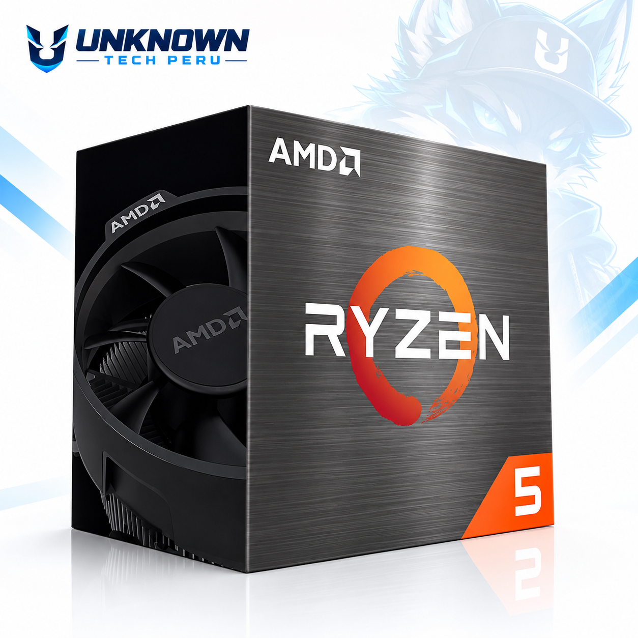 PROCESADOR AMD RYZEN 5 5600XT ( 100-100001585BOX ) | SERIES 5000 | ZEN 3 | 3.70GHz - 4.60GHz MAX | 32MB - 6N - 12H | Sin Radeon Graphic | C/ COOLER | 65W - 95W MAX | PCIe® 4.0 | AM4 #3