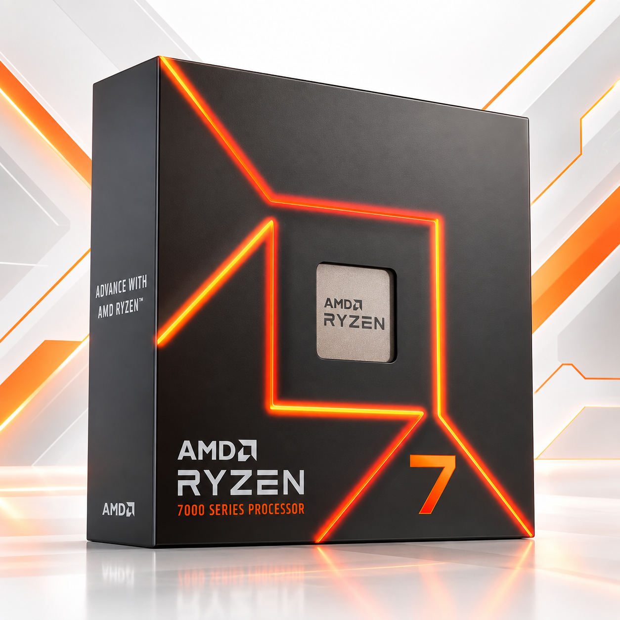 PROCESADOR AMD RYZEN 7 7700X ( 100-100000591WOF ) | SERIES 7000 |  ZEN 4 | 4.50GHz - 5.40GHz MAX | 32MB - 8N - 16H | Radeon Graphics (Raphael)  | S/ COOLER | 105W - 155W MAX | PCIe® 4.0 | AM5 #3