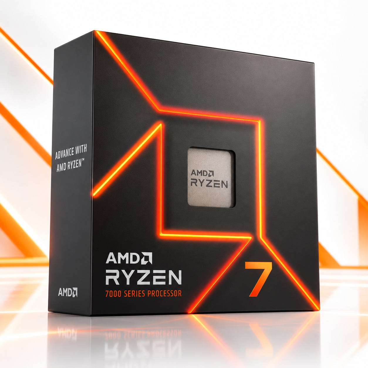 PROCESADOR AMD RYZEN 7 7700X ( 100-100000591WOF ) | SERIES 7000 | ZEN 4 | 4.50GHz - 5.40GHz MAX | 32MB - 8N - 16H | Radeon Graphics (Raphael) | S/ COOLER | 105W - 155W MAX | PCIe® 4.0 | AM5