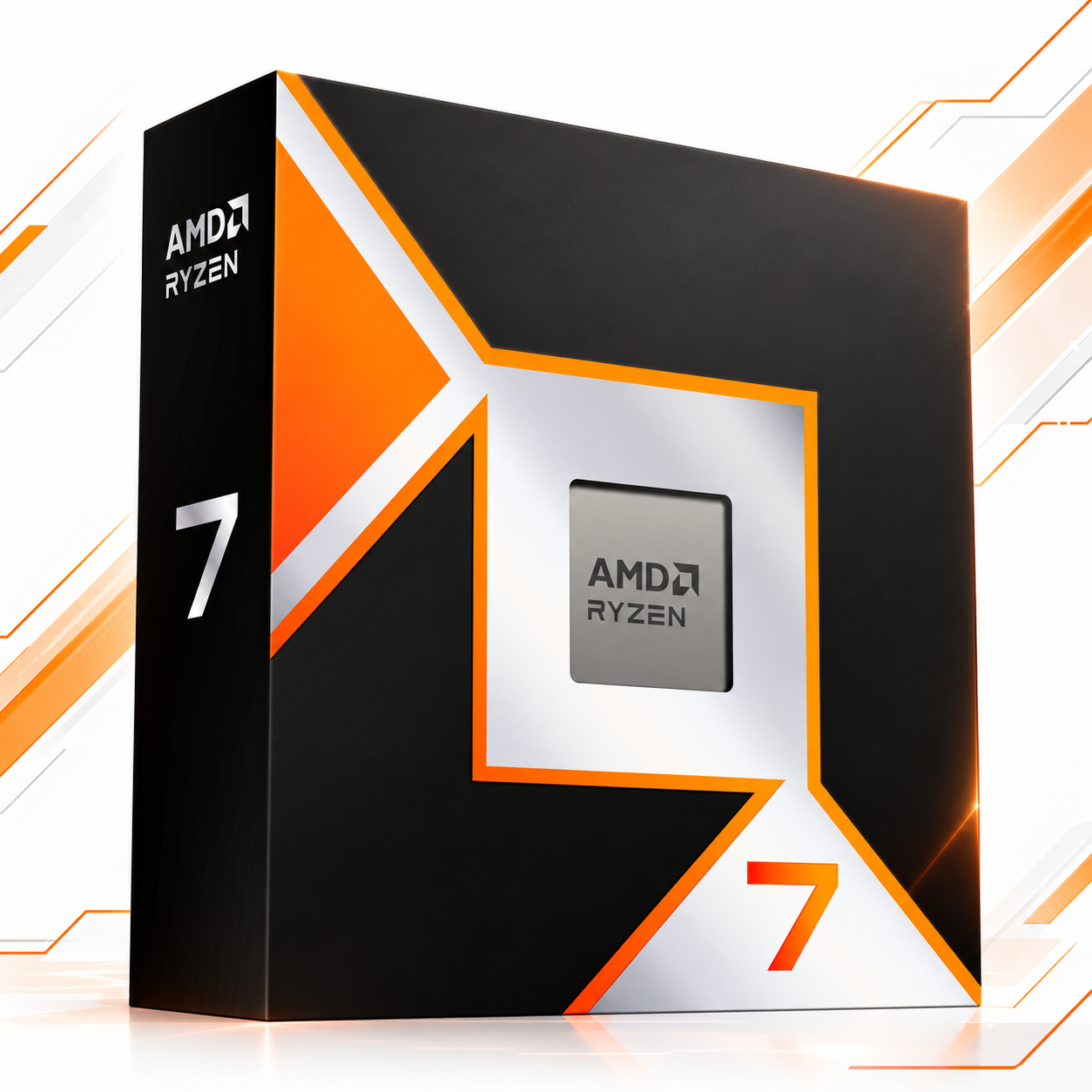 PROCESADOR AMD RYZEN 7 9800X3D ( 100-100001084WOF ) | SERIES 9000 | ZEN 5 | 3.80GHz - 5.50GHz MAX | 96MB - 8N - 16H | Radeon Graphics (Raphael)  | S/ COOLER | 120W - 155W MAX | PCIe® 5.0 | AM5 #3