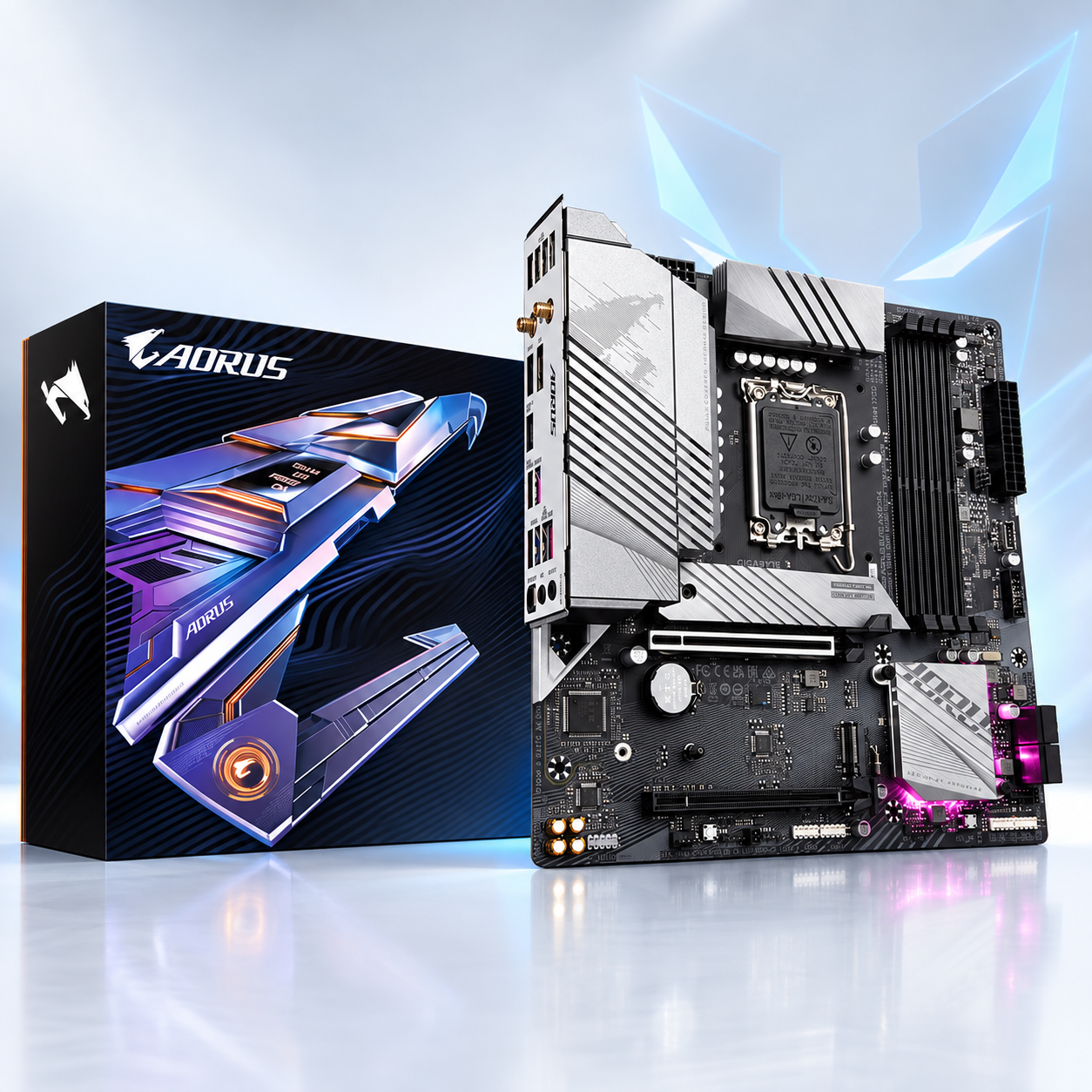 MOTHERBOARD INTEL GIGABYTE B760M AORUS ELITE AX DDR4 ( B760M A ELITE AX DDR4 ) | WIFI 6E | DDR4 | 4 SLOT RAM - 128GB MAX / 6800MHZ | M-ATX | 2 SLOT M.2 | LGA 1700