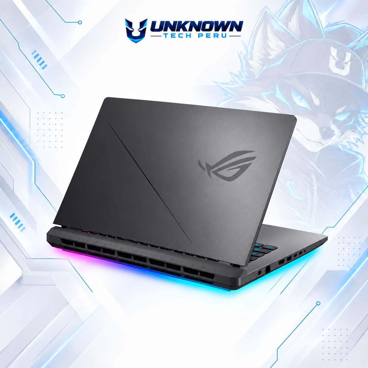 LAPTOP GAMING ASUS ROG STRIX G16 G615JMR-AS74 GAMING Core™ i7-14650HX | 1TB SSD M.2 | 16GB RAM DDR5 5600MHz | 16" (1920x1200) | 165Hz | WIN 11 HOME | NVIDIA® RTX 5060 8GB | ECLIPSE GRAY | TECLADO INGLES #4