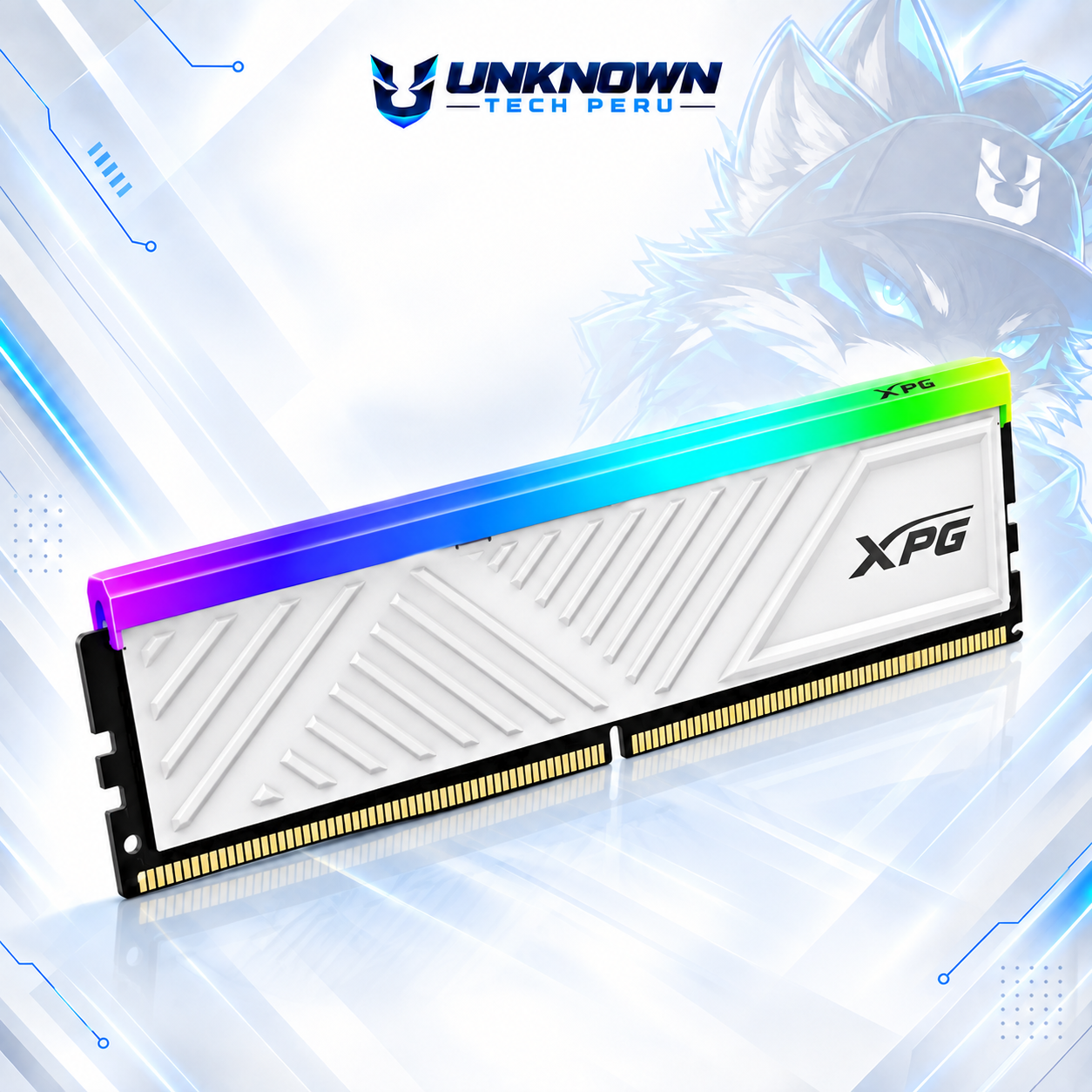MEMORIA RAM DRR4 PARA PC ADATA XPG SPECTRIX D35G 16GB/3200MHz ( AX4U3216G16-SWHD35G ) | WHITE | DDR4 | U-DIMM | CL 16 | 1.35v | LED-RGB #3