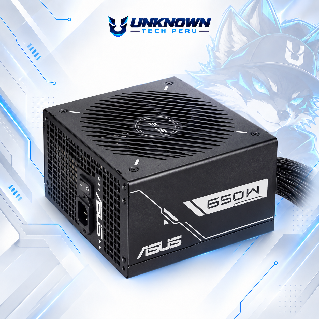 FUENTE DE PODER 650W | ASUS PRIME ( PRIME-650B-BLACK ) | BLACK | 80 PLUS BRONZE | ATX | NO MODULAR | #4