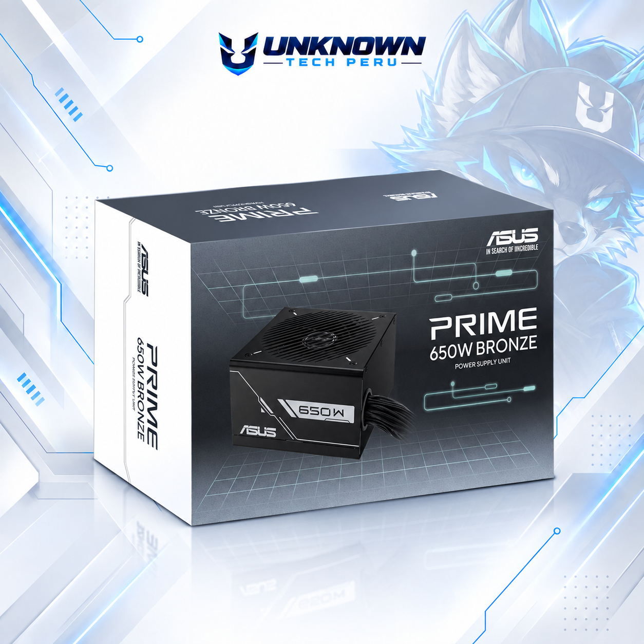 FUENTE DE PODER 650W | ASUS PRIME ( PRIME-650B-BLACK ) | BLACK | 80 PLUS BRONZE | ATX | NO MODULAR | #3