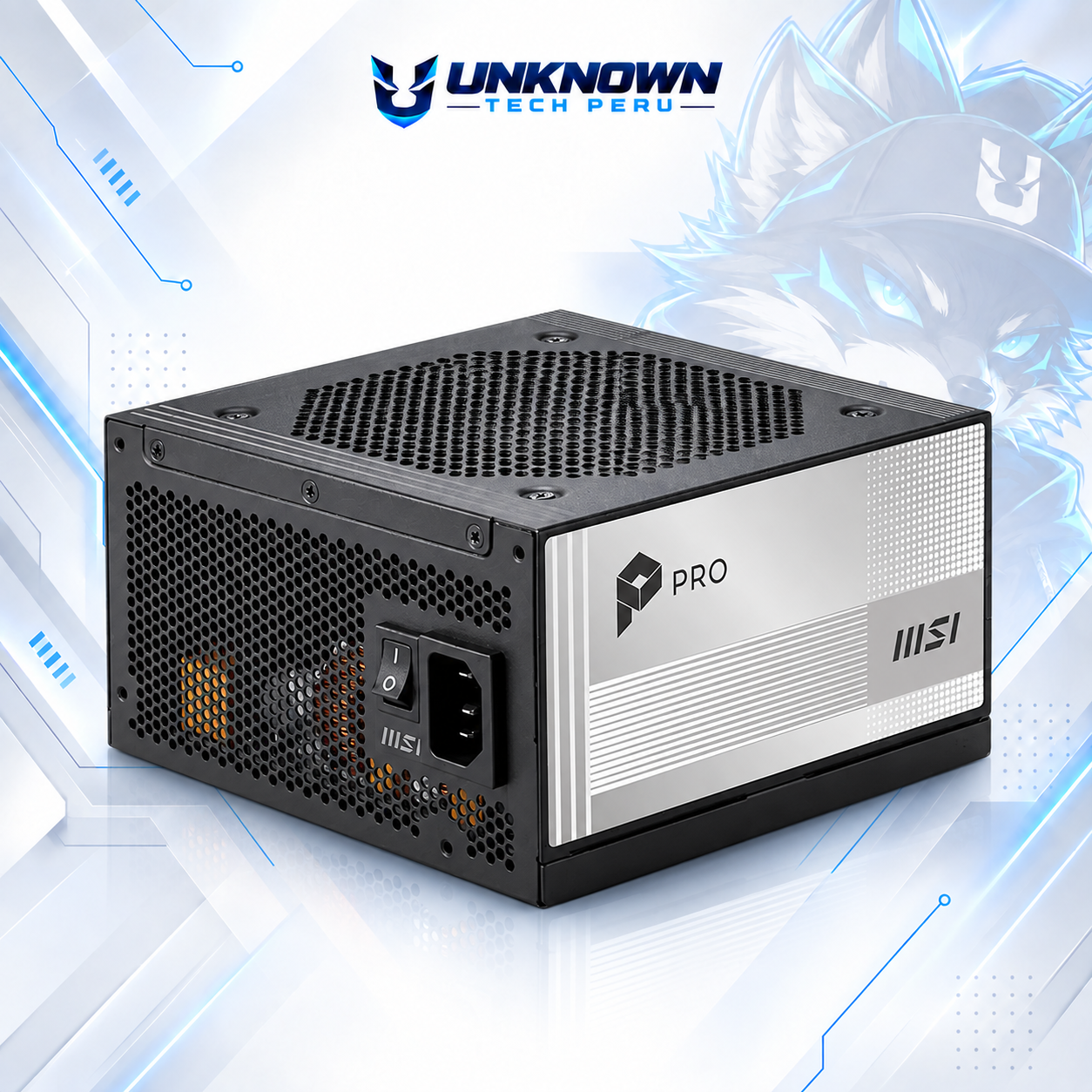 FUENTE DE PODER 850W | MSI PRO A850PL PCIE5 ( PRO-A850PL-PCIE5 ) | BLACK | 80 PLUS PLATINUM | ATX 3.1 | PCIe 5.1 | FULL MODULAR | #4