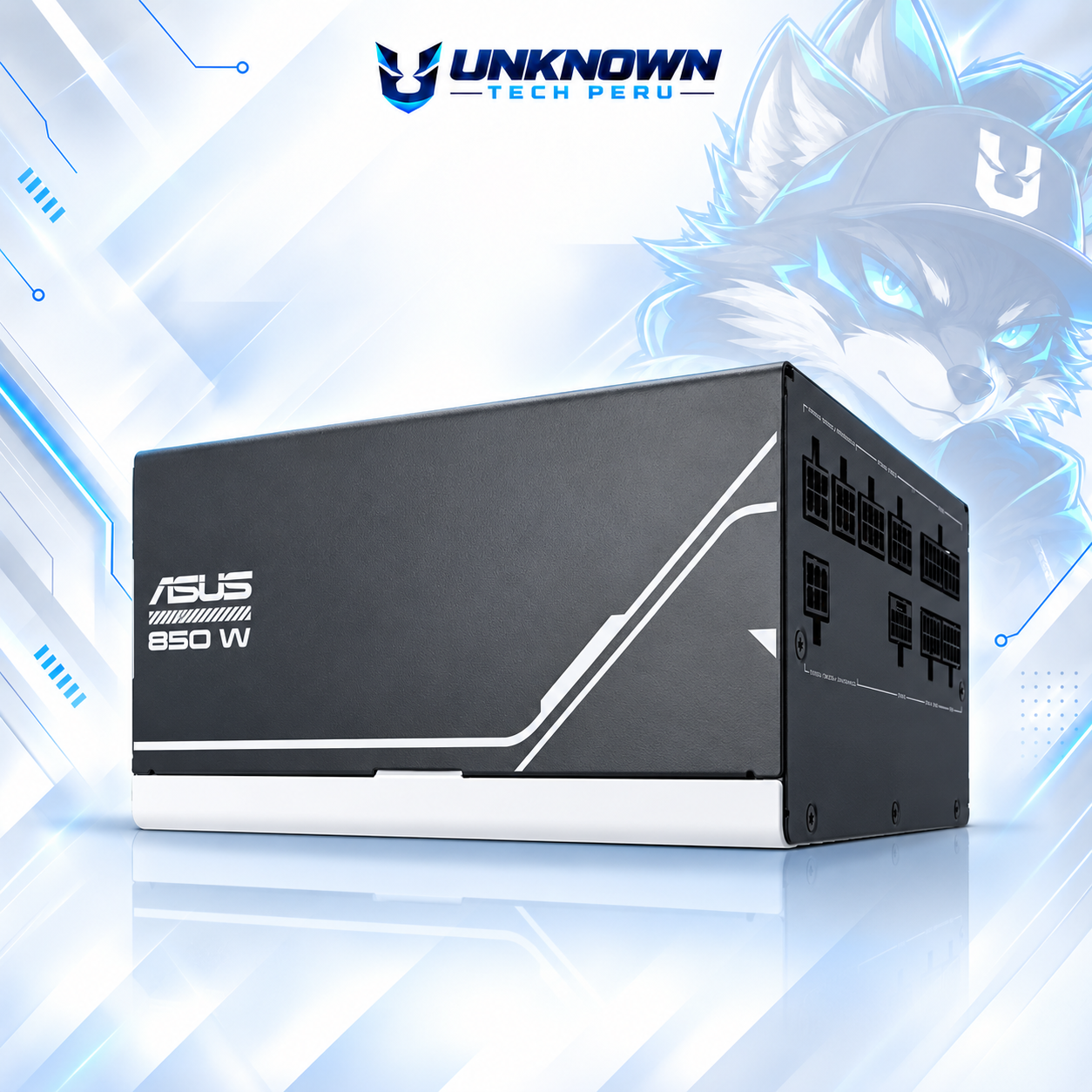 FUENTE DE PODER 850W | ASUS PRIME 850G ( AP-850G ) | BLACK | 80 PLUS GOLD | ATX 3.1 | PCIe 5.1 | FULL MODULAR | #6