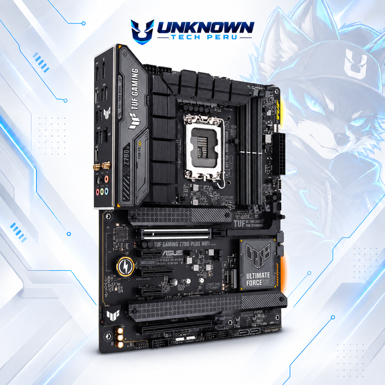MOTHERBOARD INTEL ASUS TUF Z790-PLUS WIFI ( TUF GAMING Z790-PLUS WIFI ) | WIFI 6E | DDR5 | 4 SLOT RAM - 192GB MAX / 7200MHZ | ATX | 4 SLOT M.2 | LGA 1700 #5