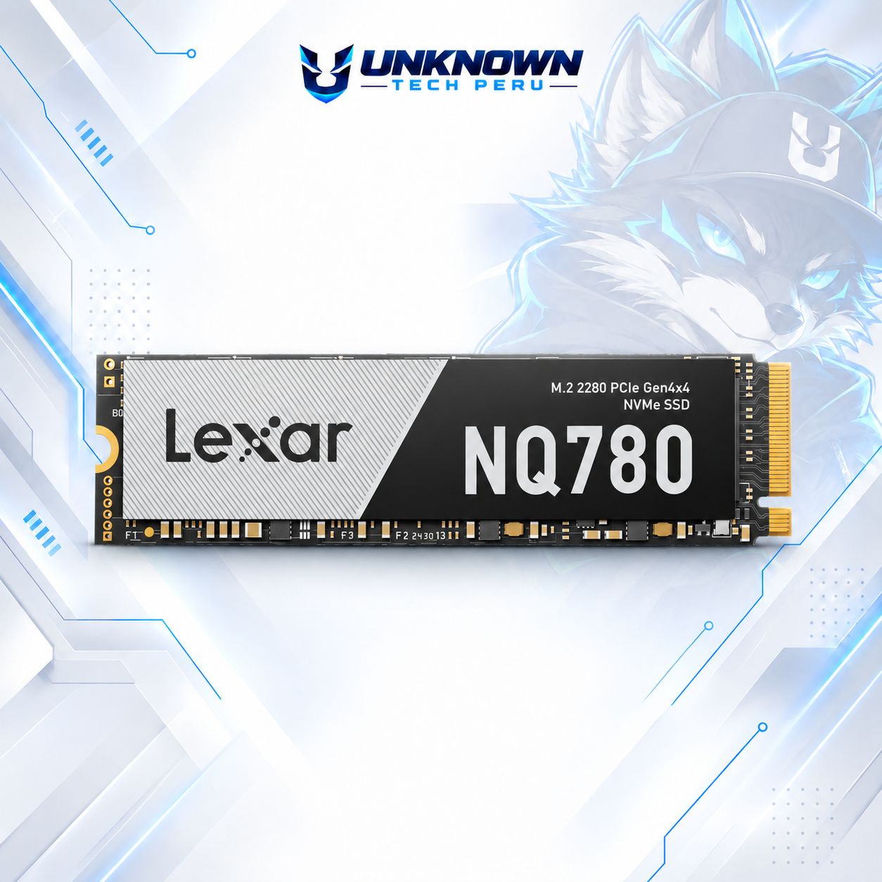 DISCO SOLIDO M.2 2280 LEXAR NQ780 1TB ( LNQ780X001T-RNNNG ) | NQ870| SIN/DISIPADOR | LECTURA 6000MB/s - ESCRITURA 2500MB/s | PCIe GEN 4.0