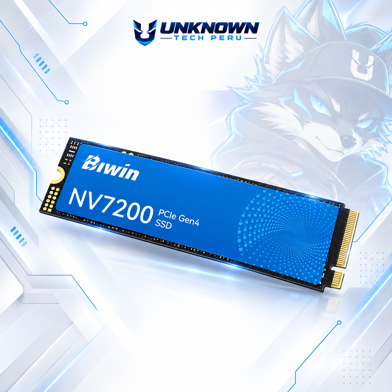 DISCO SOLIDO M.2 2280 BIWIN NV7200 2TB NVMe ( BNV720002TB-RGX) | NV7200 | C/ DISIPADOR | LECTURA 7200MB/s - ESCRITURA 6500MB/s | PCIe GEN 4.0 #4