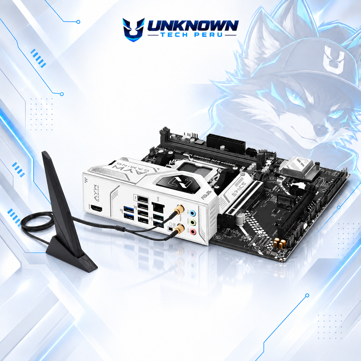 MOTHERBOARD AMD ASUS B850M AYW GAMING WIFI ( B850M AYW GAMING WIFI ) | RYZEN 7 / 8 / 9 SERIES | DDR5 | 2 SLOT RAM - 128GB MAX / 8200MHZ+ (OC) | 2 SLOT M.2 | MICRO ATX | PCIe 5.0 x16 | SOCKET AM5 #4